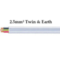 TWIN & EARTH FLAT TPS 2.5MM² 100M ROLL Best Elec Wholesale