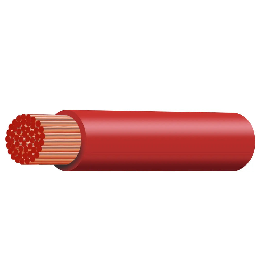 BATTERY & STARTER CABLE 8 B&S SINGLE CORE RED 30M ROLL Best Elec Wholesale
