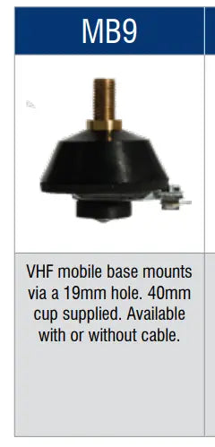 RFI MB9-00-13 MB9 VHF BASE 5M RG58C/U CABLE NO CONNECTOR Best Elec Wholesale